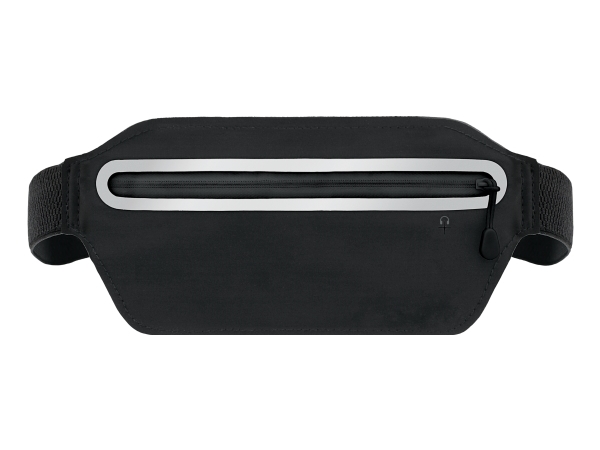 Streetz Slimmad sportmidjeväska, för dom flesta smartphones, reflexer, svart, Universal, Svart