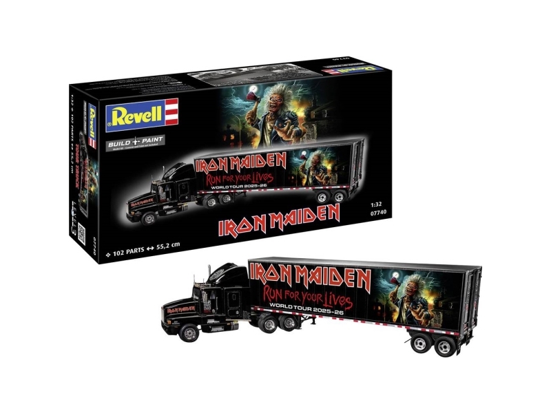 Revell 07740 - Iron Maiden Tour Truck - 1:32 - Build And Paint