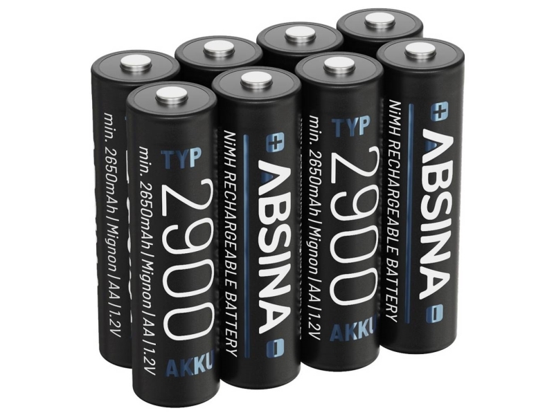 Absina Genopladeligt Aa-Batteri Nimh 1.2 V 8 Stk