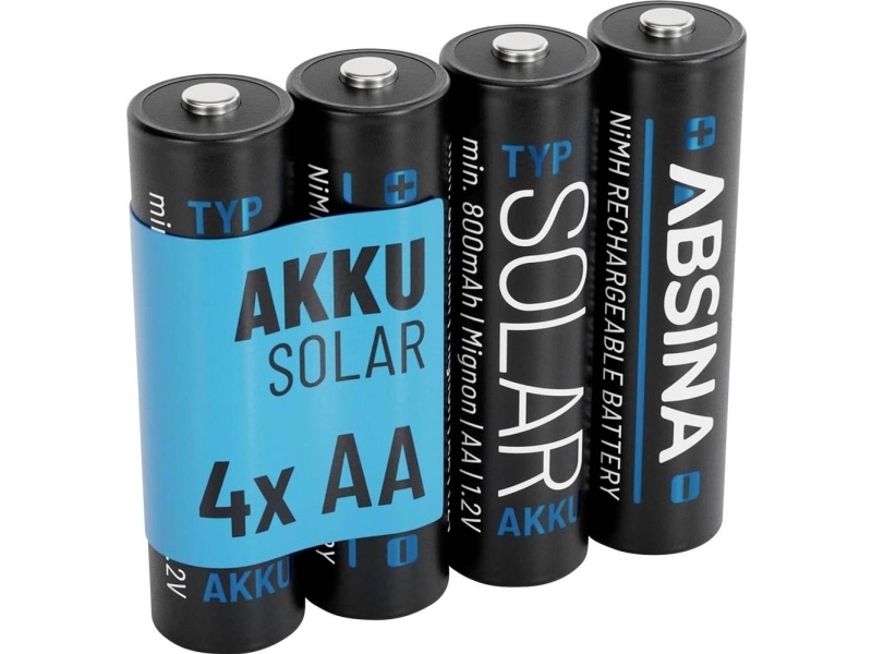 Absina Genopladeligt Aa-Batteri Nimh 1.2 V 4 Stk