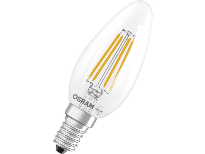 Osram Led-Lampe (Rgb) E14 5,9 W = 60 W Eek D, Warmweiß Dimmbar, Filament (1 Stück)