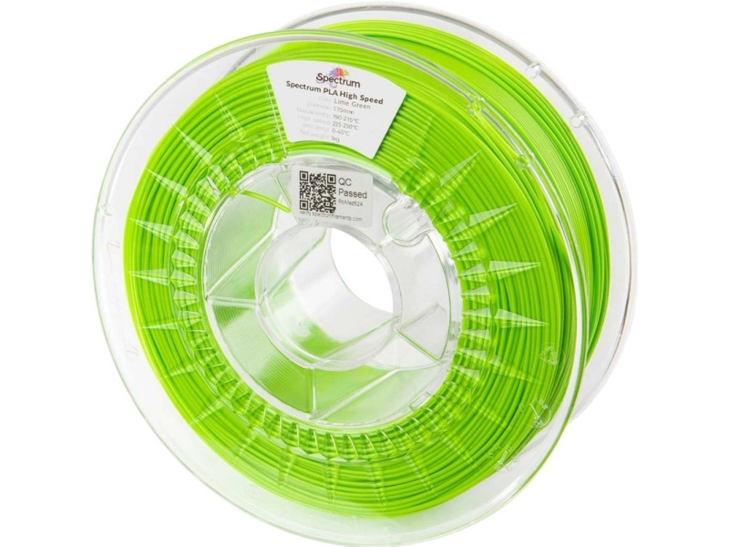 Spectrum Filament · Pla Premium High Speed · Lime Green · 1.75Mm · 1Kg (81058)