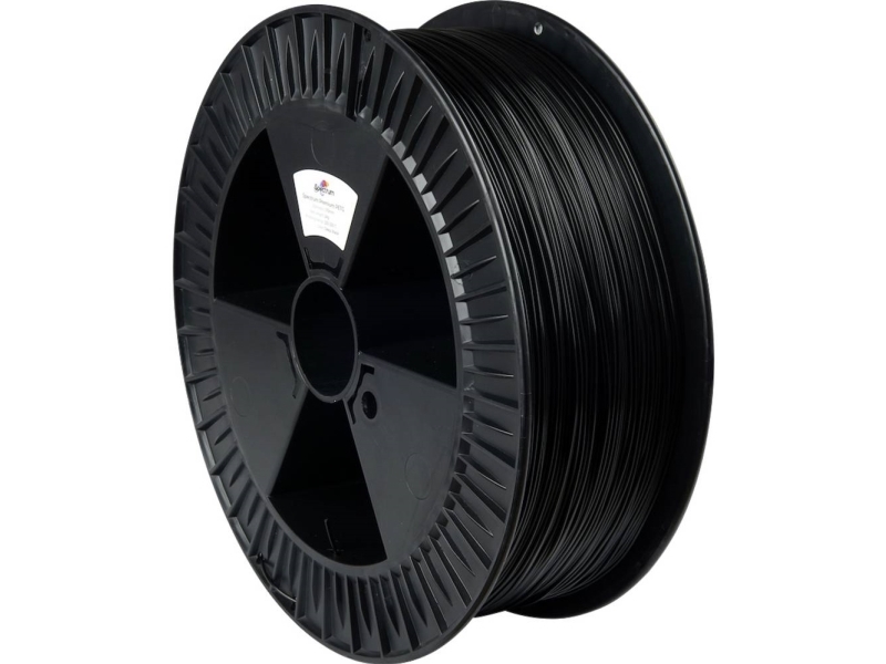 Spectrum Filaments 80123 Pla Premium Filament Pla-Kunststoff Hohe Zugfestigkeit 1.75 Mm 2000 G Deep Black, Schwarz, 1 Stk