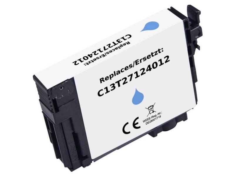 Renkforce Blæk Erstatter Epson T2712 27Xl, C13t27124012 Kompatibel Cyan Rf-Et2712xlc Rf-6922900