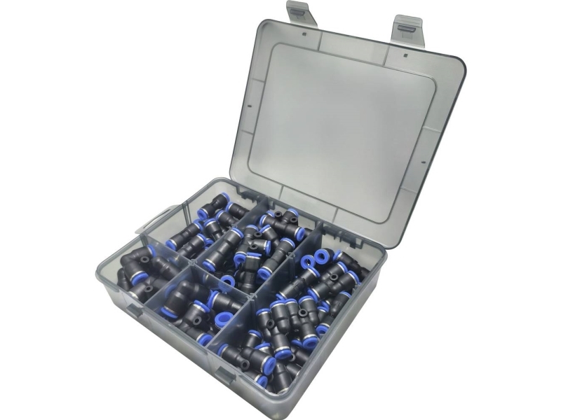 Tru Components Pneumatik-Kupplung Tc-14109140 Tc-Fitting Set - 6 Mm Rohr-Ø: 6 Mm 60 Stück