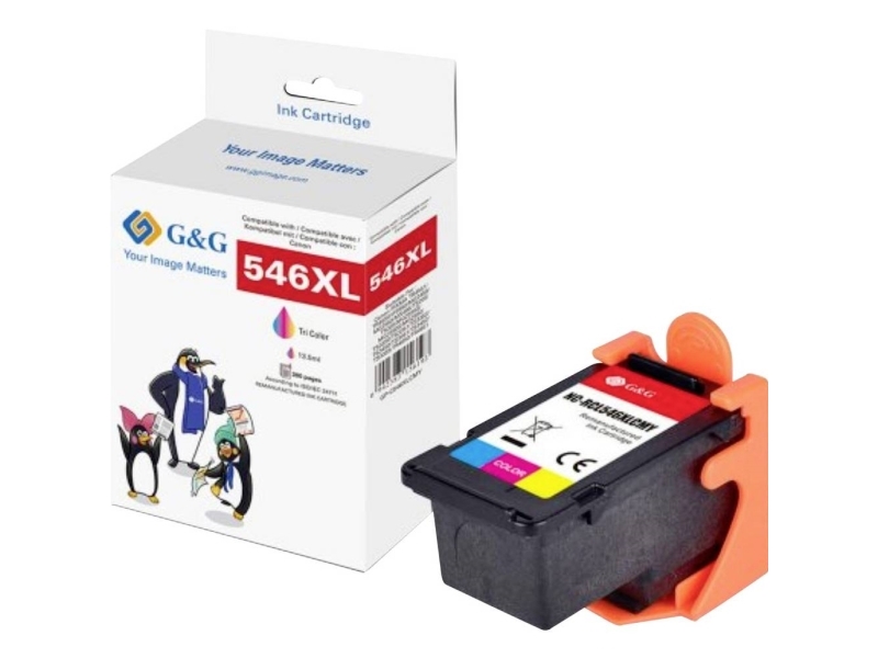 G&Ampg Xl-Patron Tinte Kompatibel Zu Canon Cl-546Xl / 8288B01