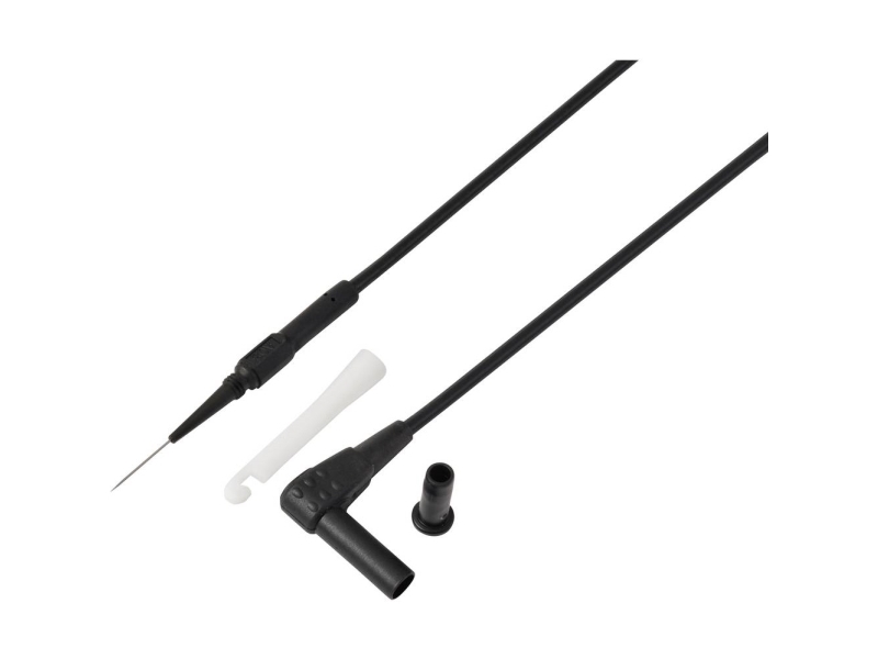 VOLTCRAFT MSL-520 sw Testijohto 4 mm pistotulppa Nastaliitin 1,5 m Musta 1 kpl 1 kpl