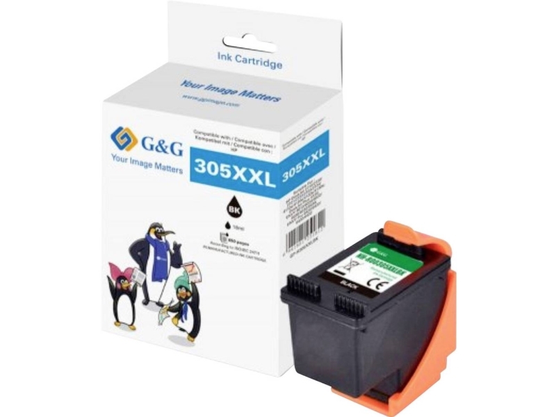 G&Ampg Xxl Patrone Kompatibel Zu Hp 305Xl / 3Ym62ae