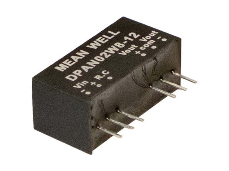 MEAN WELL DPAN02W8-05 DC/DC-bilomformer 0.200 A 2 W Antal udgange: 2 x Indhold 1 stk