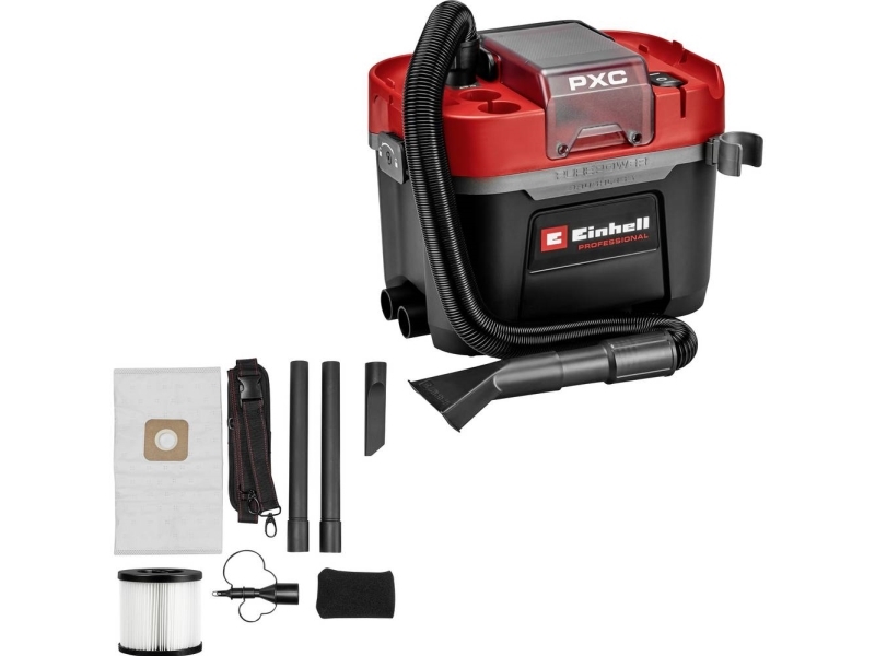 Einhell Professional TP-VC 18/10 Li BL L-Solo 2347155 Batteridrevet våd-/tørsuger 10 l Støvklasse L-certificeret