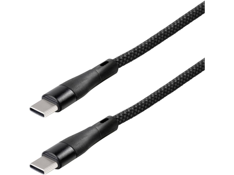 Maxtrack Usb-Kabel Usb 2.0 Usb-C Stik 1 M Sort Spiralkabel, Forgyldte Stik C532-1L