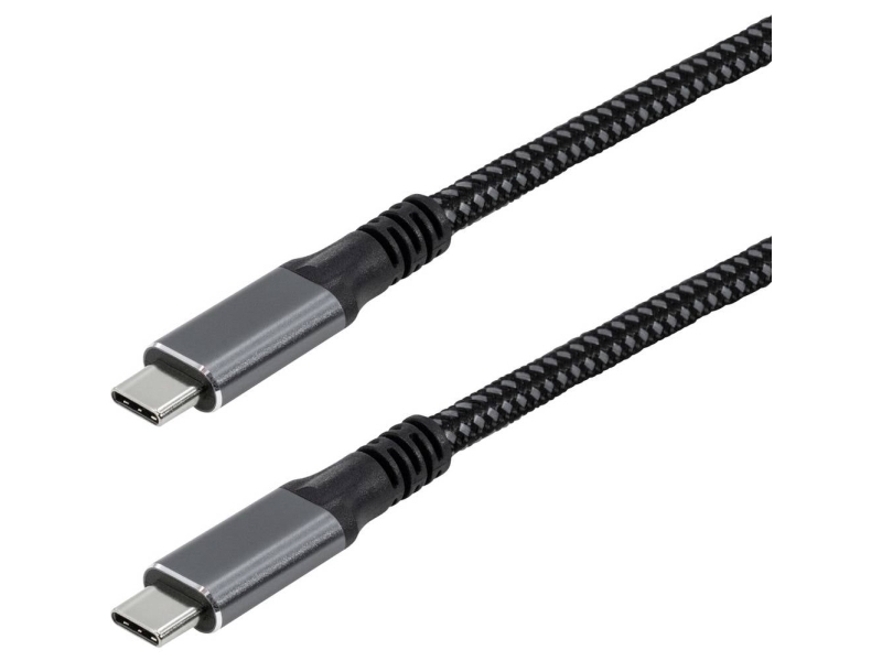 Maxtrack Usb-C Kabel Usb 3.2 Gen2 Usb-C Stik 3 M Sort Dobbeltsidet Stik, Forgyldte Stik C531-3L