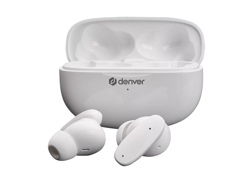 Denver Twe-49Enc, True Wireless Stereo (Tws), Opkald/Musik, Headset, Hvid