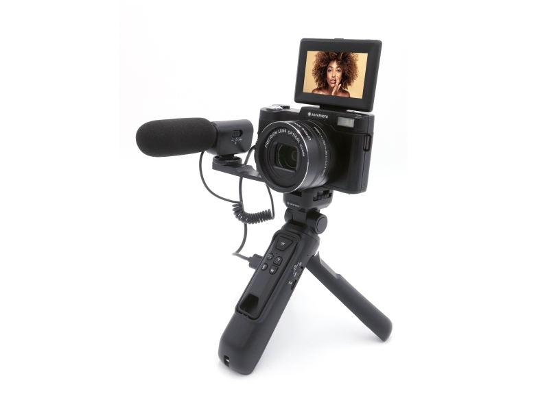 AgfaPhoto Realishot VLG-4K, 24 MP, CMOS, 5x, 4K Ultra HD, 980 g, Svart | Digitala kameror - Kompakt | GameStuff