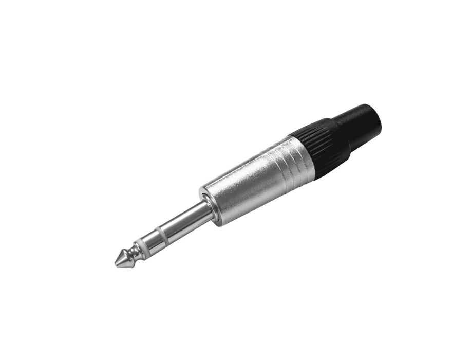 Vivolink Projack6.3S, 6.35Mm, Hanstik, 6.35Mm, Hanstik, Kobber, Sort