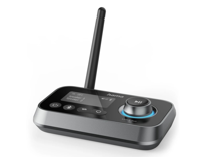 Hama Link.it duo, Bluetooth, 3,5 mm, 10 m, Svart, USB, Ljud (3?5mm), RCA, USB typ A till USB typ C