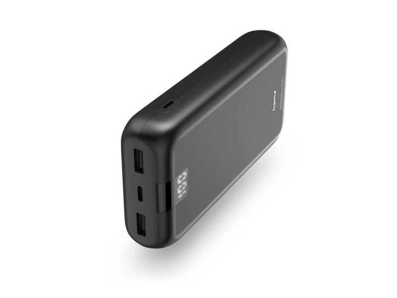 Hama 00201710, 20000 Mah, Lithium Polymer (Lipo), Anthracit