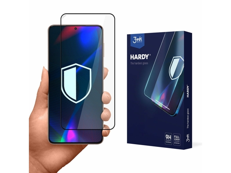 3Mk Hardy Galaxy S21+ 5G Gehärtetes Glas Chemisch (Schwarz)