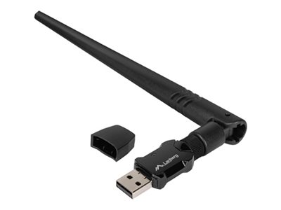 Lanberg Wireless Wifi Netzwerkkarte Nc-0900-Wie Usb 2.0 Dual Band Ax900 1 Externe Antenne.
