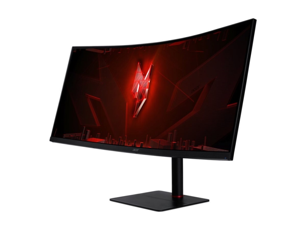 Acer Nitro Xv345cur Xbmiipphx - Xv5 Serie - Led Display - Gebogen - 34" - 3440 X 1440 Wqhd @ 240 Hz - Va - 300 Cd/M² - Hdr10 - 0,5 Ms - 2Xhdmi, 2Xdis