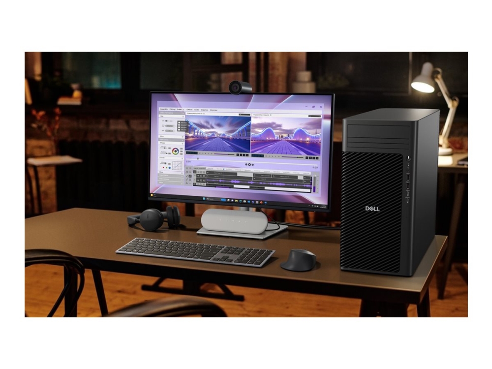 Dell Pro Max Tower T2 Fct2250 - Ai Pc - Tower Core Ultra 7 265 / Op Til 5.3 Ghz - Vpro Enterprise - Ram 32 Gb - Ssd 1 Tb - Sed, Nvme, Tlc - Nvidia Rt