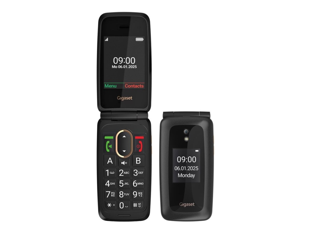 Gigaset Gl795 - 4G Funktionstelefon - Dual-Sim - Ram 48 Mb / Intern Hukommelse 128 Mb - Microsd Slot - Lcd-Skærm - 240 X 320 Pixels - Rear Camera 2 M