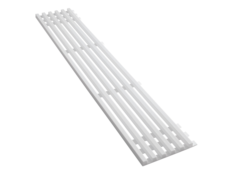Ventilation grid, 60x10 cm, White | Rör och Pex-rör | GameStuff