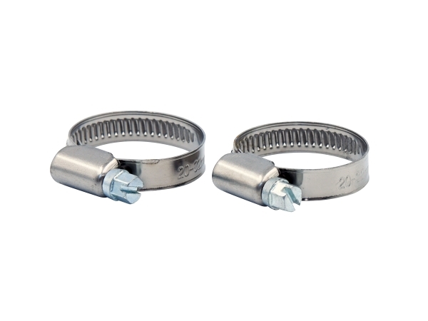 Hose Clamp 20-32 Mm, Stainless Steel, 2 Pcs