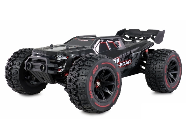 Amewi Hyper GO musta, kultainen harjaton 1:14 RC-malliauto sähköinen truggy neliveto (4WD) RtR 2.4 GHz (22659)