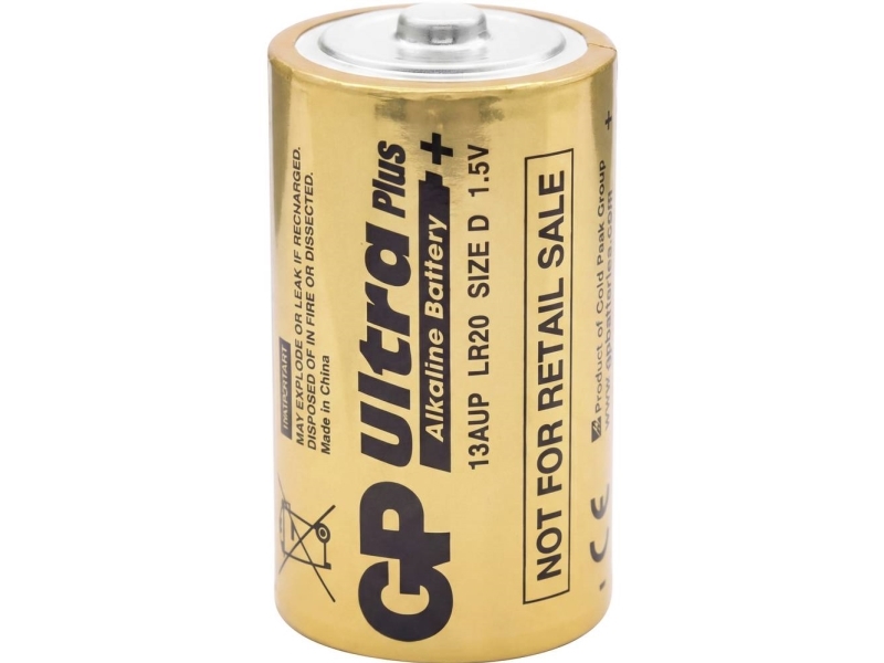 D-batteri GP GPIND13AUPB Alkali-mangan 1.5 V 120 stk
