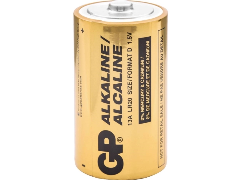 D-batteri GP GPIND13AB Alkali-mangan 1.5 V 120 stk