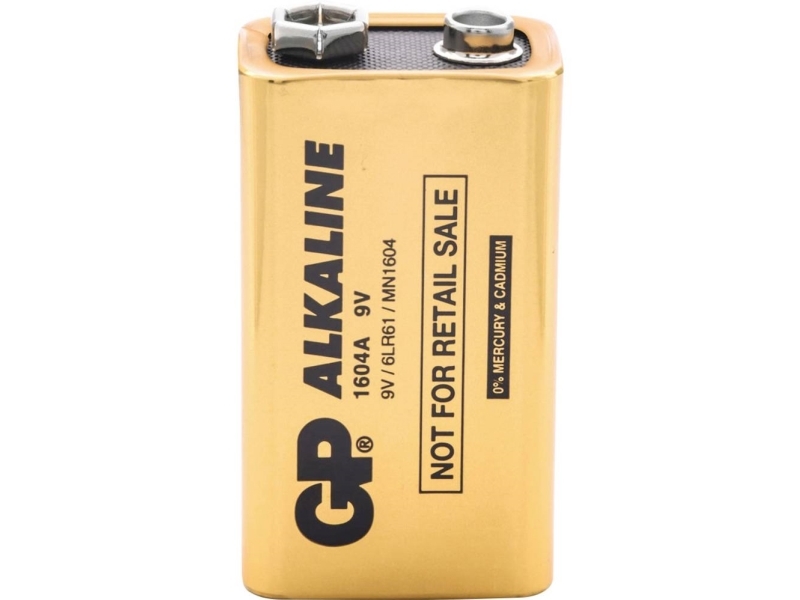 GP GPIND1604AB 9 V-blokbatteri Alkali-mangan 9 V 200 stk