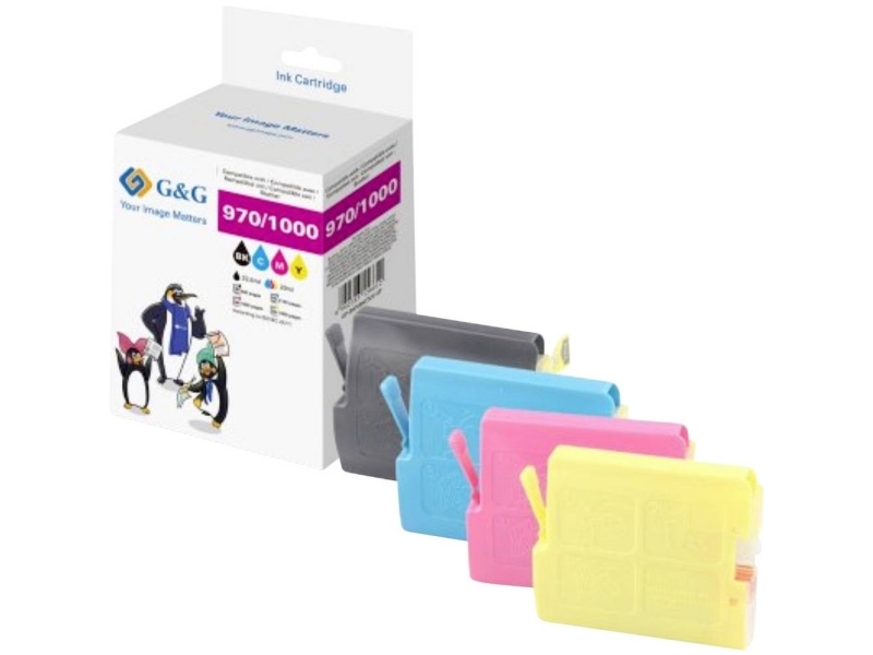 G&Ampg Tinte Kompatibel Gp-B970bkcmy-4P