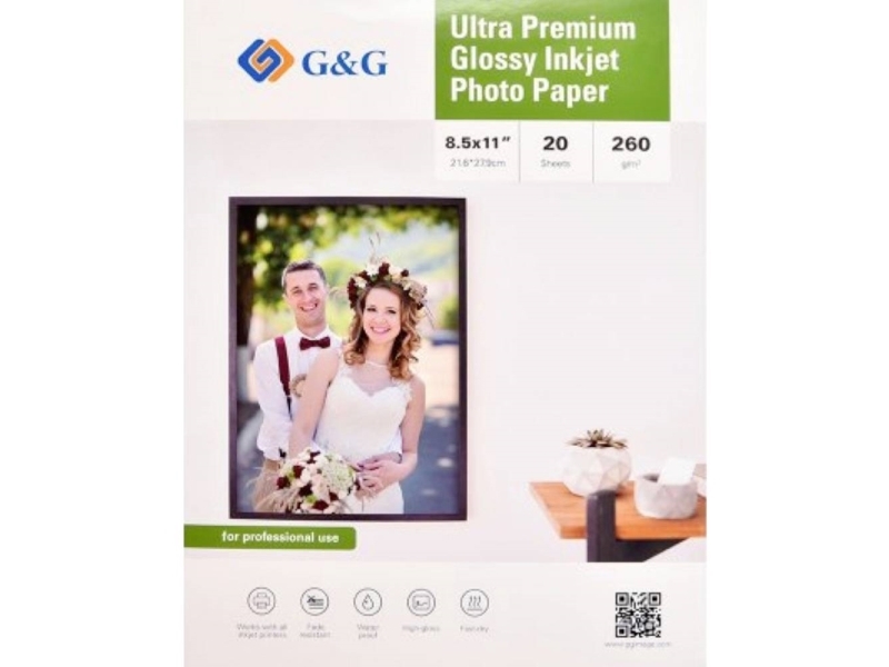 G&Ampg 260Gsm-8.5X11-20 Fotopapier 260 G/M² 20 Stück