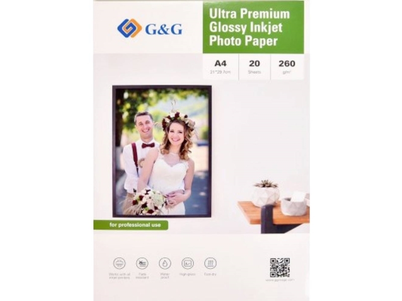G&G 260Gsm-A4-20 Fotopapir 260 G/M² 20 Stk