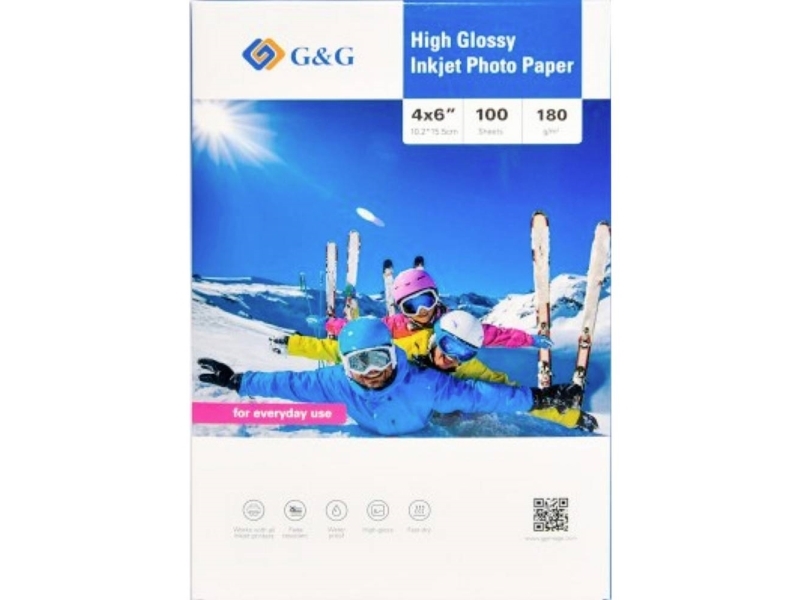 G&Ampg 180Gsm-4X6-100 Fotopapier 180 G/M² 100 Stück