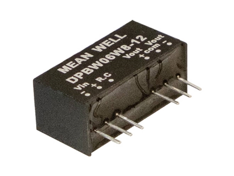 MEAN WELL DPBW06W8-05 DC/DC-bilomformer 0.600 A 6 W Indhold 1 stk