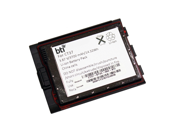 Bti Ct37-Btsc-002-, Battery, Black, Honeywell, Lithium-Ion (Li-Ion), 3700 Mah, 3.87 V
