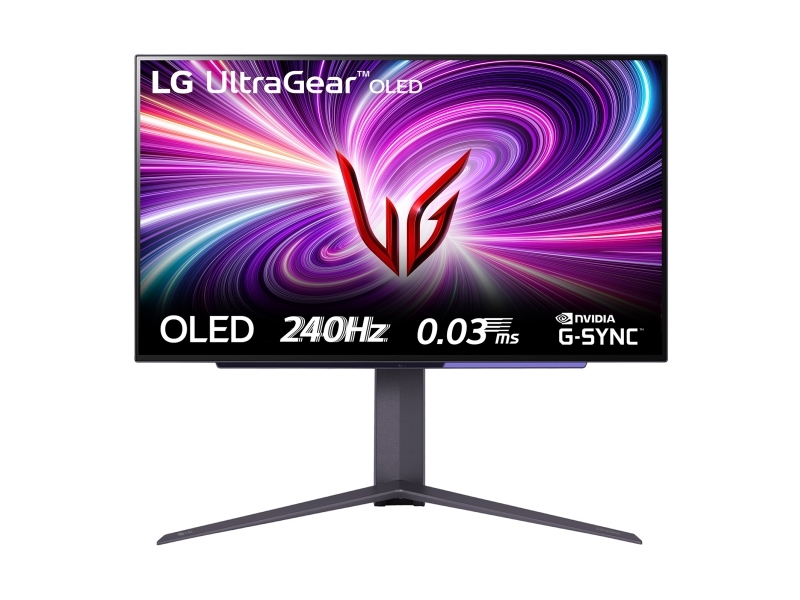 Lg Ultragear 27Gs95qe-B - Oled-Monitor - Gaming - 27" (26.5" Til At Se) - 2560 X 1440 Qhd @ 240 Hz - 1000 Cd/M² - 1500000:1 - Displayhdr 400 True Bla