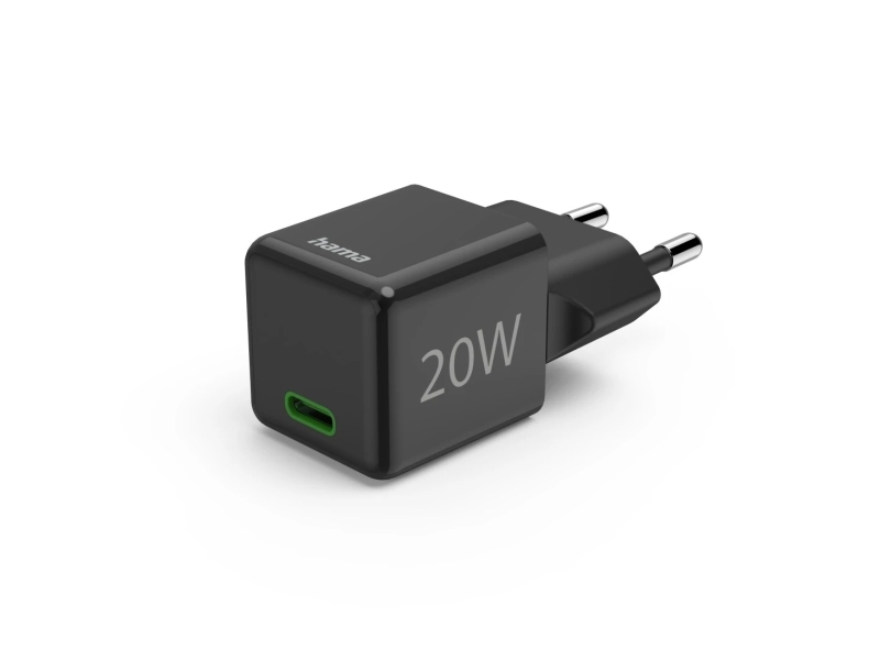 Hama Supermini 20W Pd/Qc 1X Usb-C Schwarz