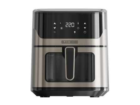 Black & Decker BXAF6500E, Varmluftsfritös, 6,5 l, 1,3 kg, 80 ° C, 200 ° C, 60 min | Köksapparater - Köksmaskiner - Airfryer | GameStuff