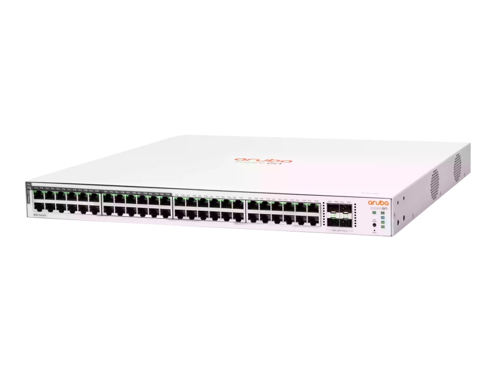 Aruba Instant On 1830 48G 24P Class4 Poe 4Sfp 370W, Managed, L2, Gigabit Ethernet (10/100/1000), Power Over Ethernet (Poe), Rack-Einbau, 1U