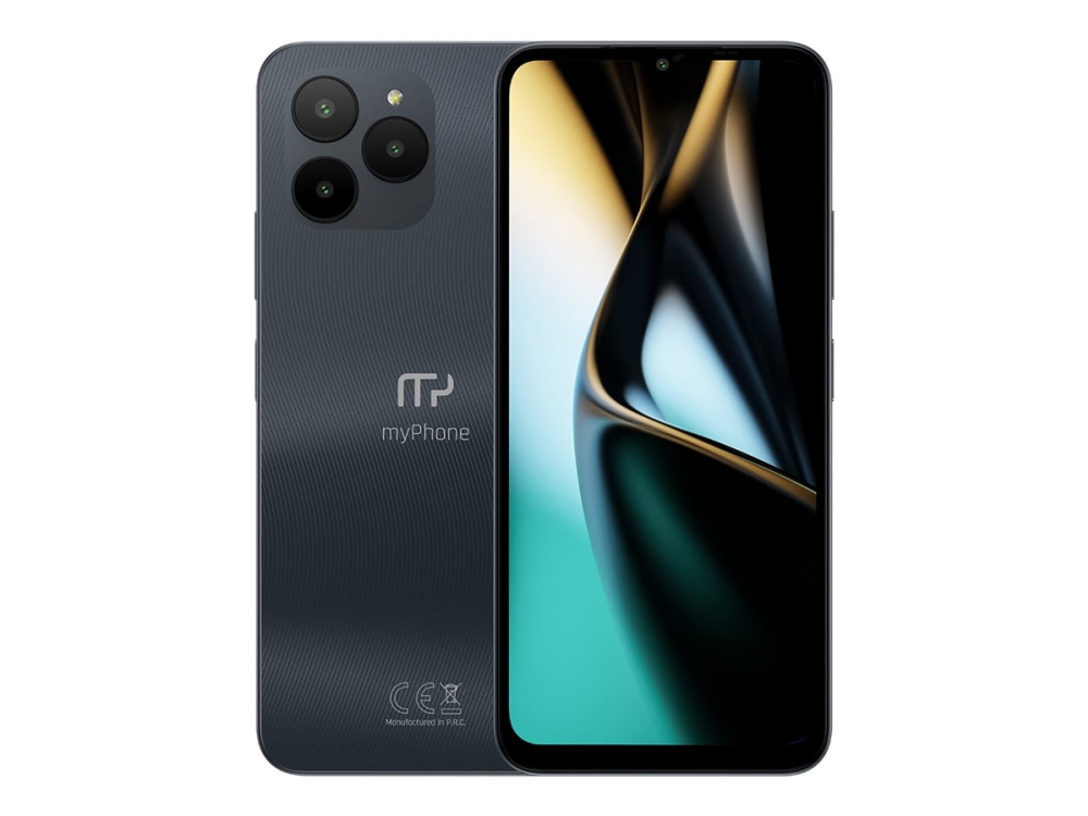 TelForceOne Myphone N23 Lite - 4G pekskärmsmobil - dual-SIM - RAM 3 GB / Internminne 32 GB - microSD slot - LCD-skärm - 6.51 - 1612 x 720 pixlar - 3 st. bakre kameror 13 MP - front camera 5 MP - silver moonlight