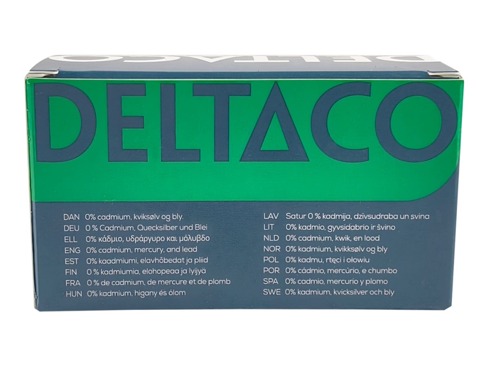 Deltaco - Batteri 40 X Aaa / Lr03 - Alkaline - 1300 Mah