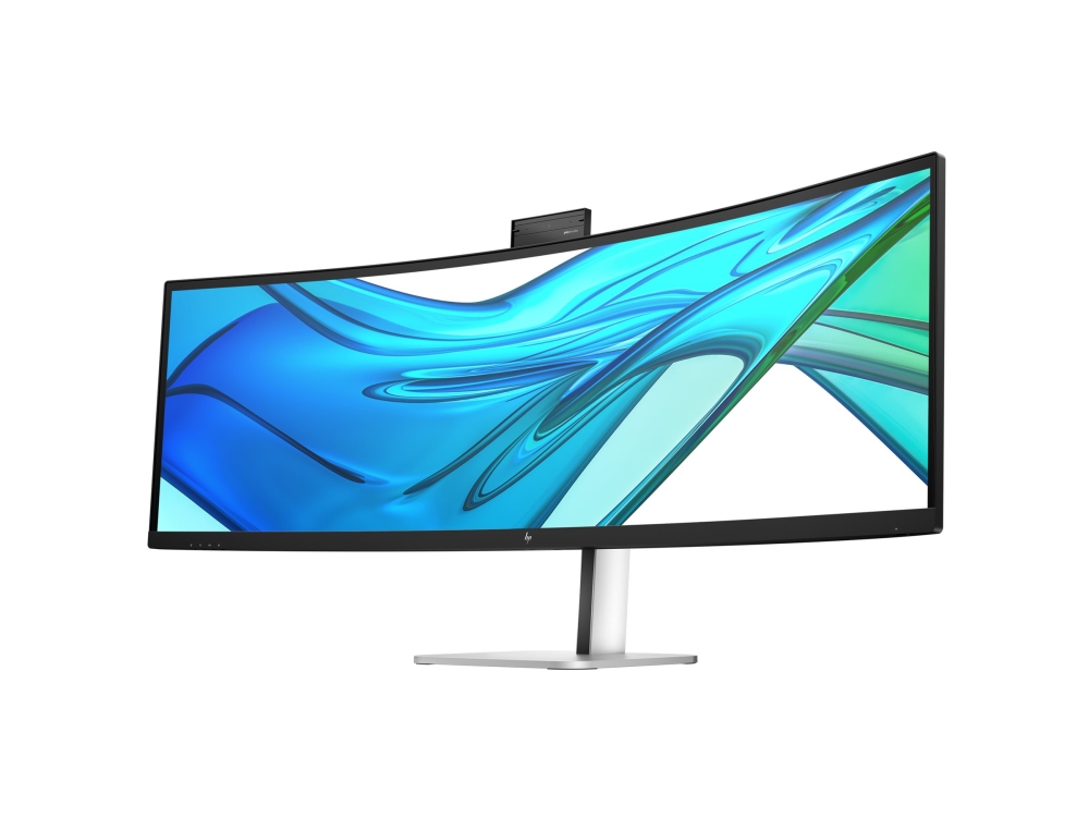 HP 549pm - Series 5 Pro - LED-skärm - böjd - 49 - 5120 x 1440 Dual Quad HD @ 165 Hz - VA - 400 cd/m² - 4000:1 - 5 ms - HDMI, DisplayPort, USB-C - högtalare med woofers - svart, silver (ställ) | Datorer & Surfplattor - Datorer - tillbehör - Bildskärmar | GameStuff