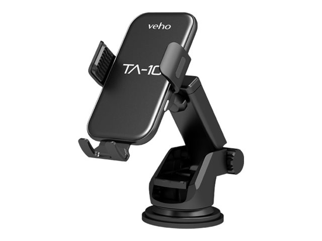 Veho In-Car Smartphone Cradle, Zusätzliche Anzeige, Schwarz, Abs, Jede Marke, All Smartphones With Qi Wireless Technology, Ladend