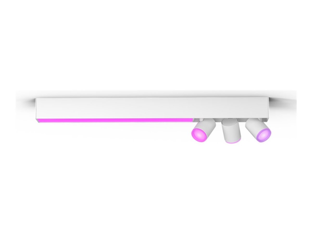 Philips Hue White And Color Ambiance Centris 3-Spot Ceiling Light - Integrated Led - Bluetooth Control Via App - Control With App Or Voice - Add Hue