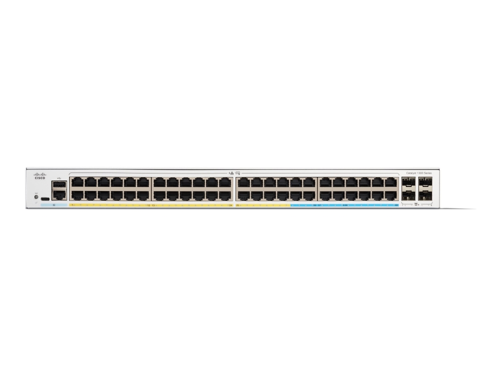 Cisco Catalyst 1300, Managed, L2/L3, Gigabit Ethernet (10/100/1000), Power Over Ethernet (Poe), Rack-Einbau
