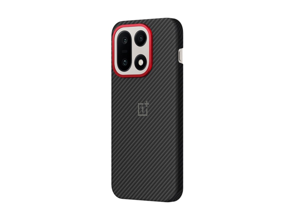 Oneplus - Bagsidecover Til Mobiltelefon - Magnetisk - Aramid-Fiber - Sort - For Oneplus 15