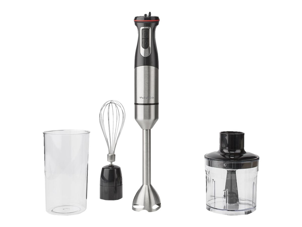 Nedis - Stavblender - 800 W - Sort/Aluminum